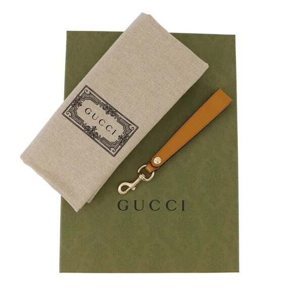 GUCCI KAI x GUCCI Teddy Bear GG Supreme Clutch Bag PVC/Leather Yellow/Beige - Picture 11 of 11